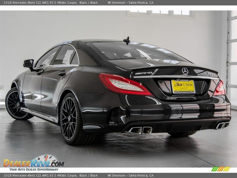 2018 Mercedes-Benz CLS AMG 63 S 4Matic Coupe Black / Black Photo #3