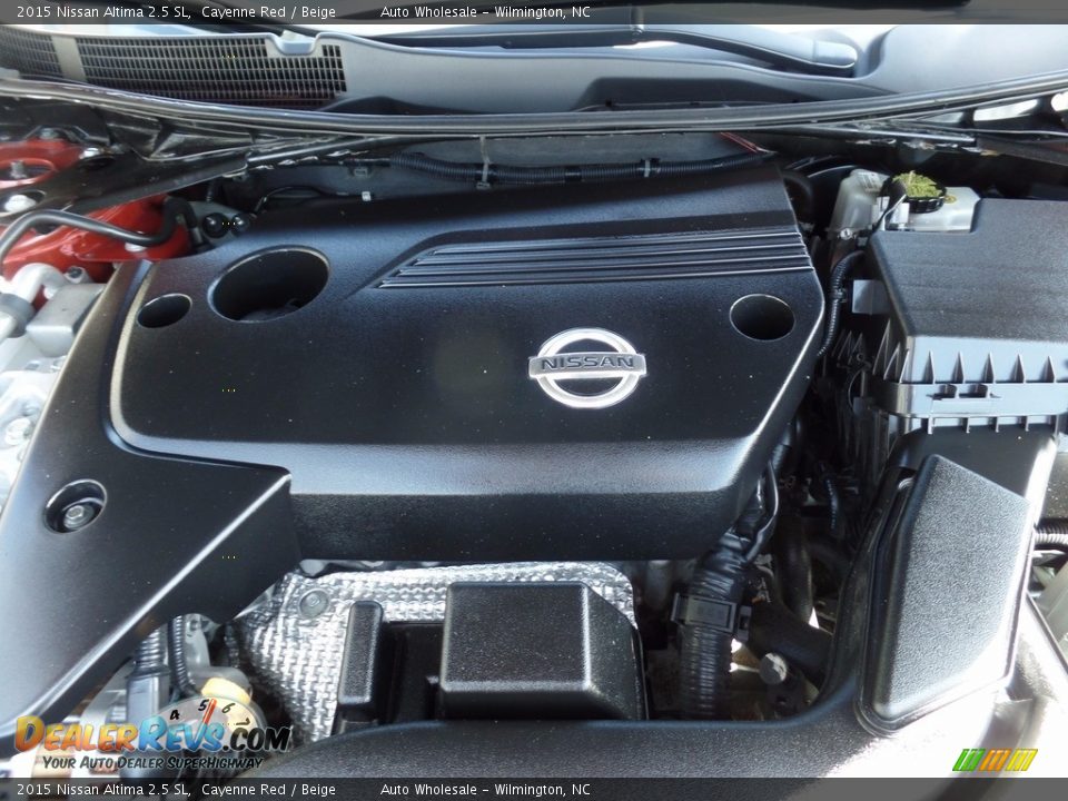 2015 Nissan Altima 2.5 SL Cayenne Red / Beige Photo #6