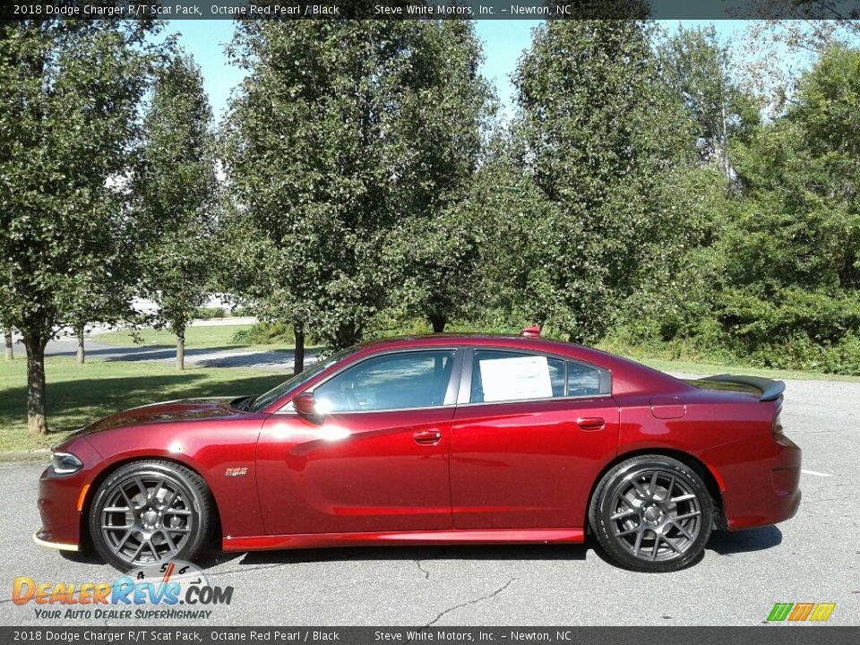 2018 Dodge Charger R/T Scat Pack Octane Red Pearl / Black Photo #1