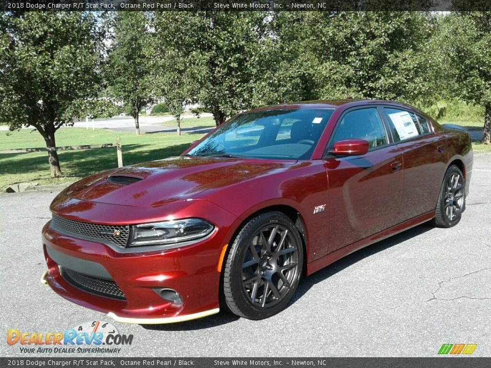 2018 Dodge Charger R/T Scat Pack Octane Red Pearl / Black Photo #2