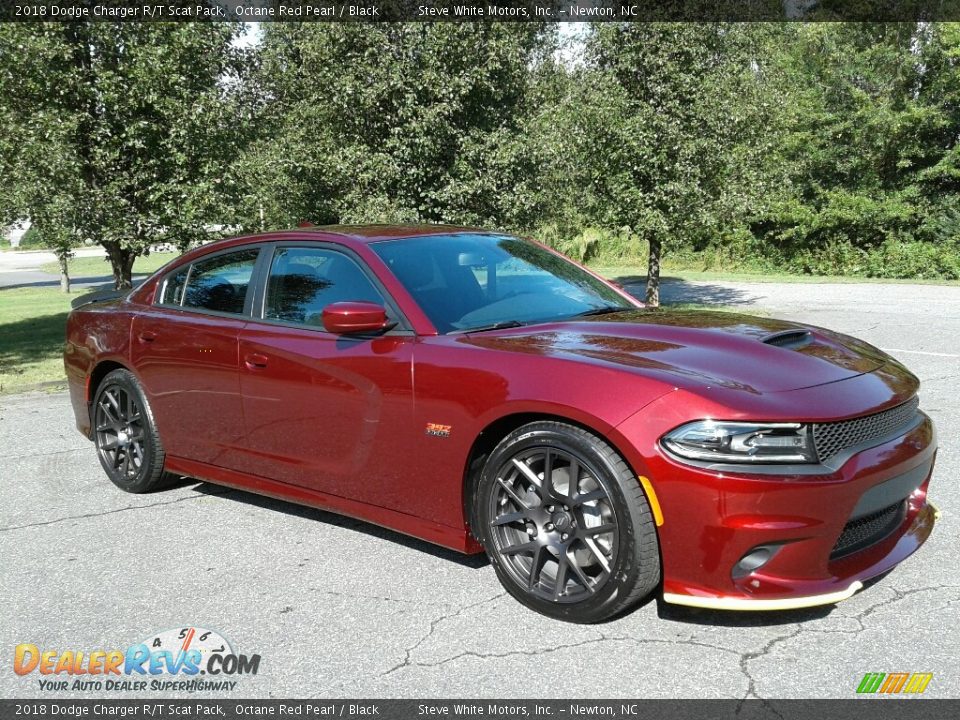 2018 Dodge Charger R/T Scat Pack Octane Red Pearl / Black Photo #4