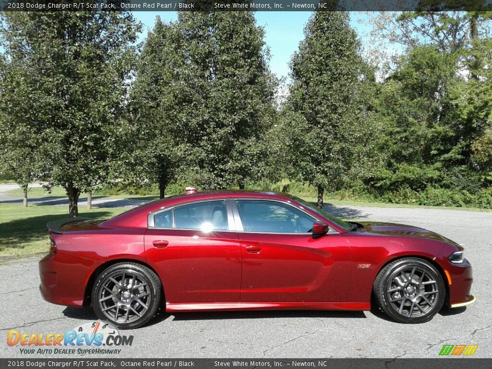 2018 Dodge Charger R/T Scat Pack Octane Red Pearl / Black Photo #5