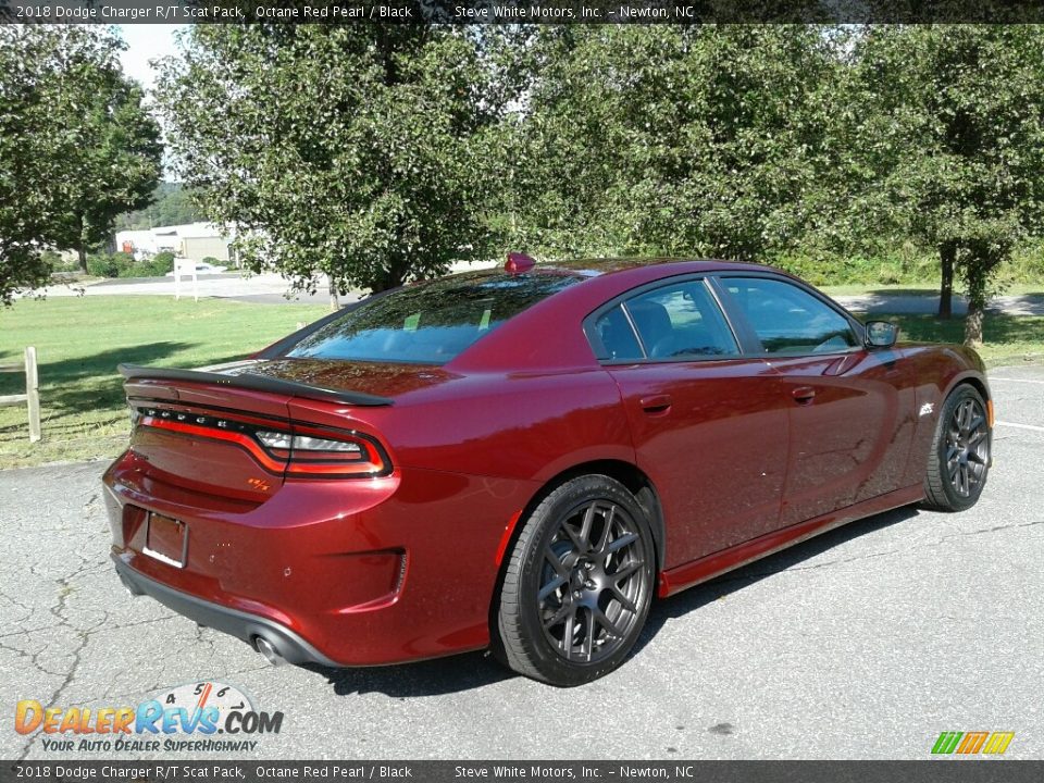 2018 Dodge Charger R/T Scat Pack Octane Red Pearl / Black Photo #6