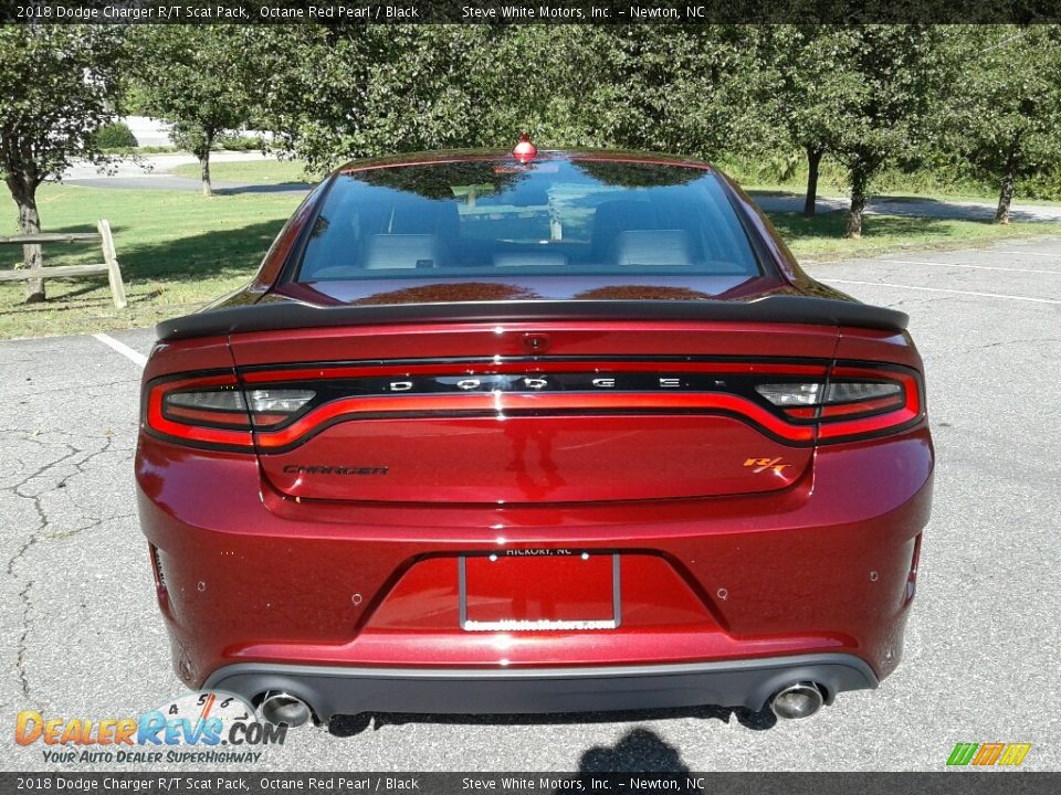 2018 Dodge Charger R/T Scat Pack Octane Red Pearl / Black Photo #7
