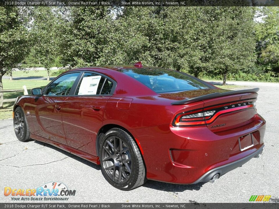 2018 Dodge Charger R/T Scat Pack Octane Red Pearl / Black Photo #8