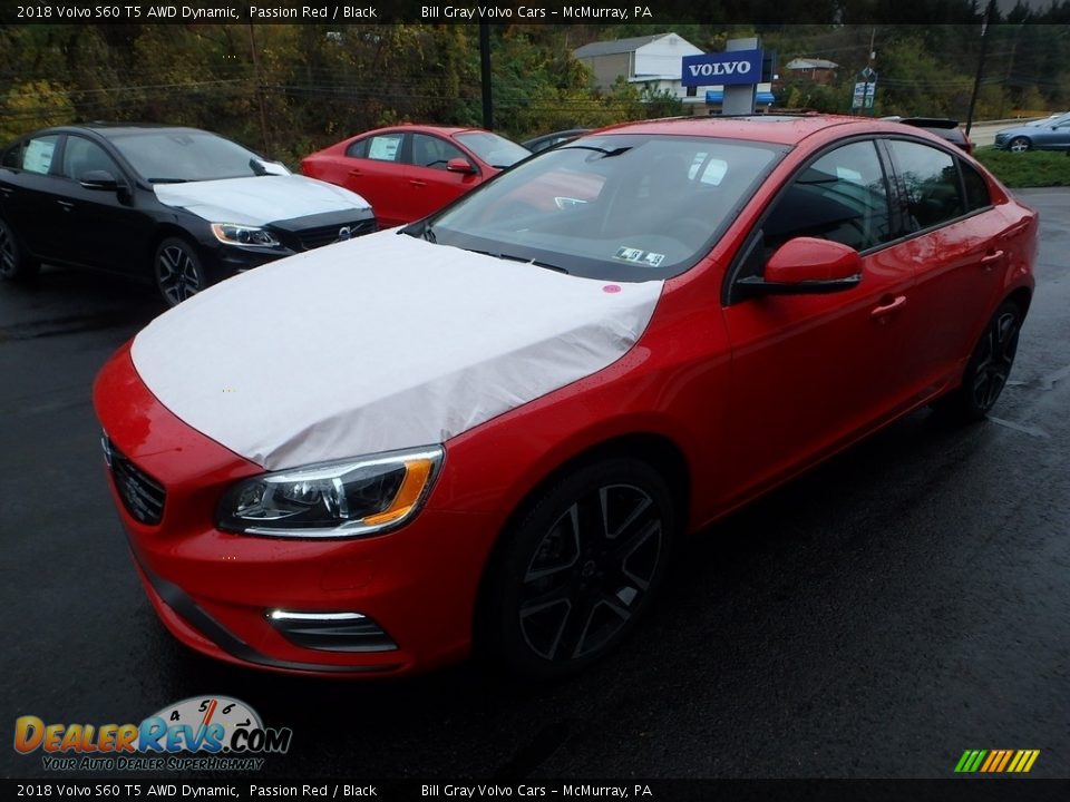 2018 Volvo S60 T5 AWD Dynamic Passion Red / Black Photo #5