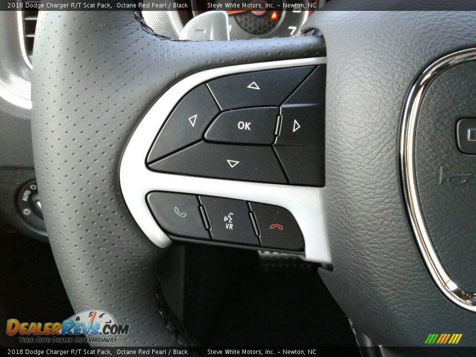 2018 Dodge Charger R/T Scat Pack Octane Red Pearl / Black Photo #18