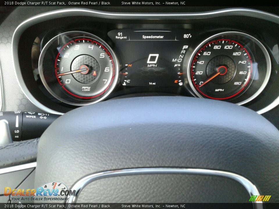 2018 Dodge Charger R/T Scat Pack Octane Red Pearl / Black Photo #20