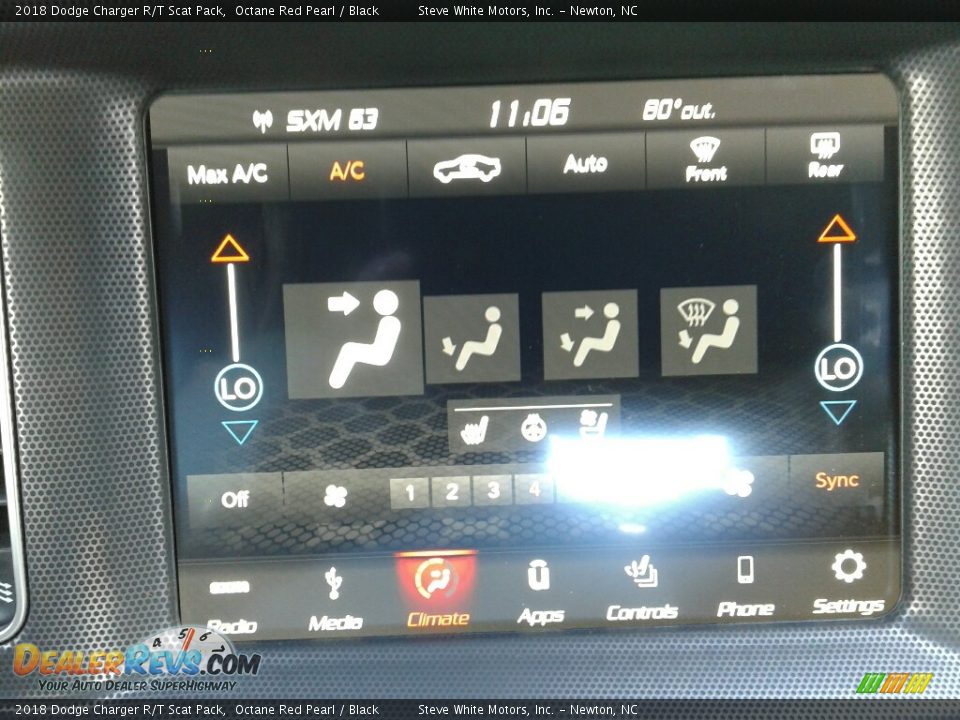 2018 Dodge Charger R/T Scat Pack Octane Red Pearl / Black Photo #24