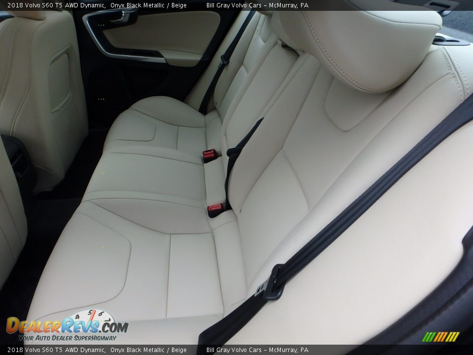 Rear Seat of 2018 Volvo S60 T5 AWD Dynamic Photo #8