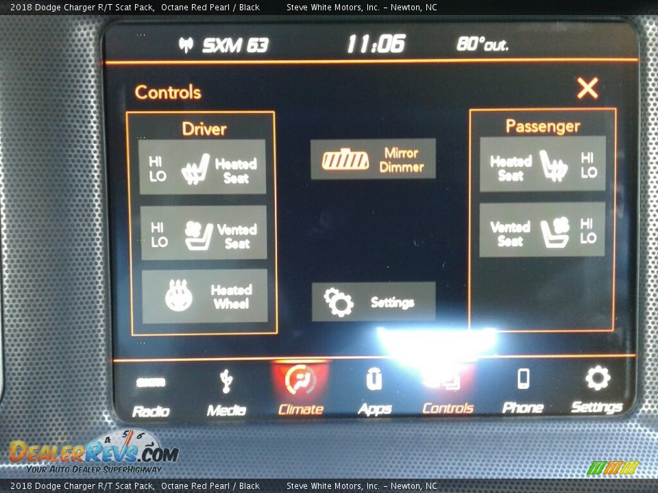 2018 Dodge Charger R/T Scat Pack Octane Red Pearl / Black Photo #25