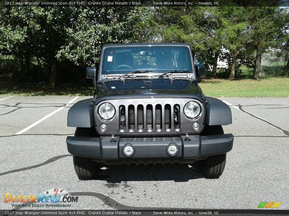 2017 Jeep Wrangler Unlimited Sport 4x4 RHD Granite Crystal Metallic / Black Photo #3