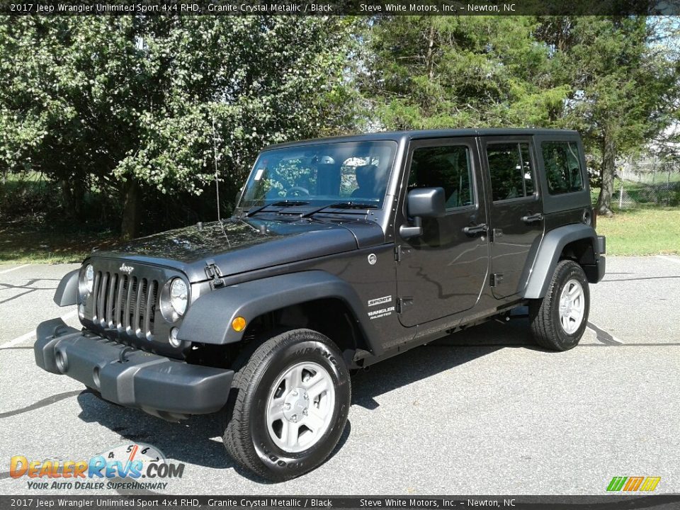 2017 Jeep Wrangler Unlimited Sport 4x4 RHD Granite Crystal Metallic / Black Photo #4