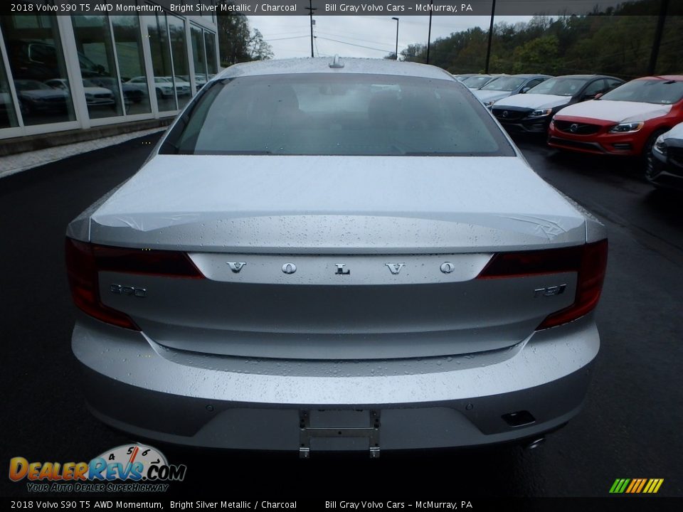 2018 Volvo S90 T5 AWD Momentum Bright Silver Metallic / Charcoal Photo #3