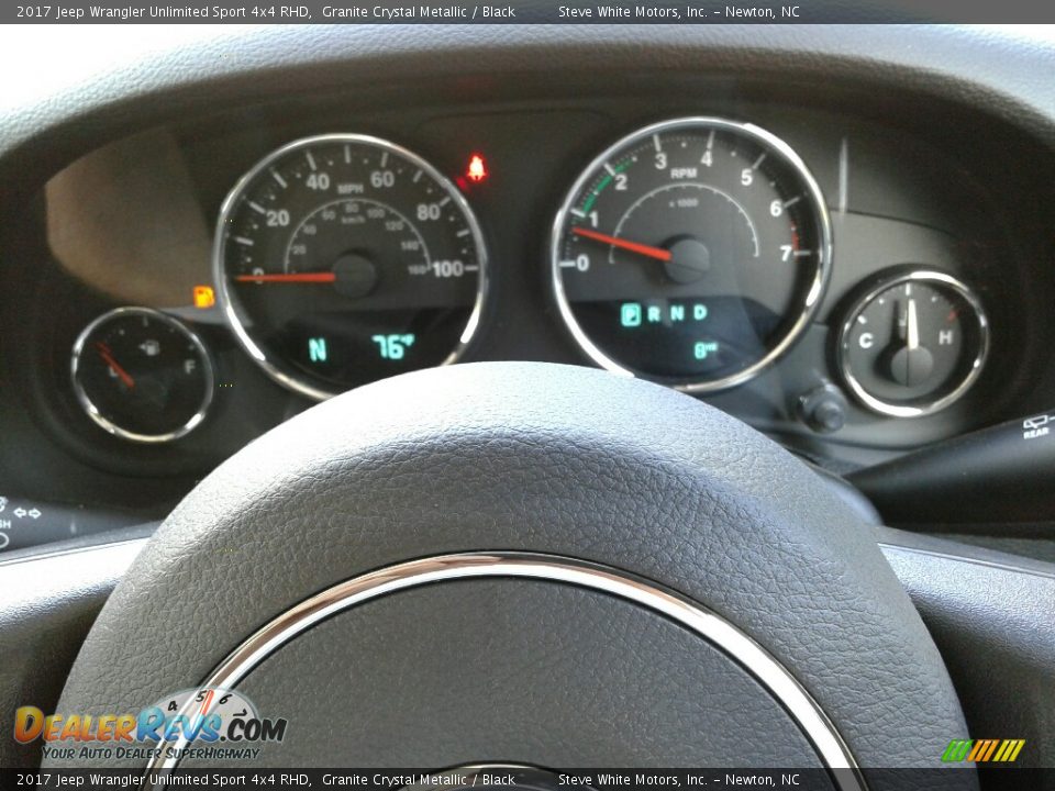 2017 Jeep Wrangler Unlimited Sport 4x4 RHD Granite Crystal Metallic / Black Photo #17