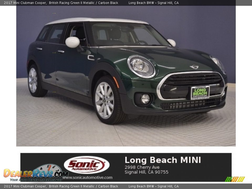 2017 Mini Clubman Cooper British Racing Green II Metallic / Carbon Black Photo #1