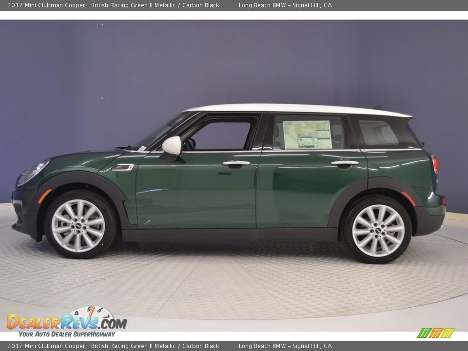 2017 Mini Clubman Cooper British Racing Green II Metallic / Carbon Black Photo #3