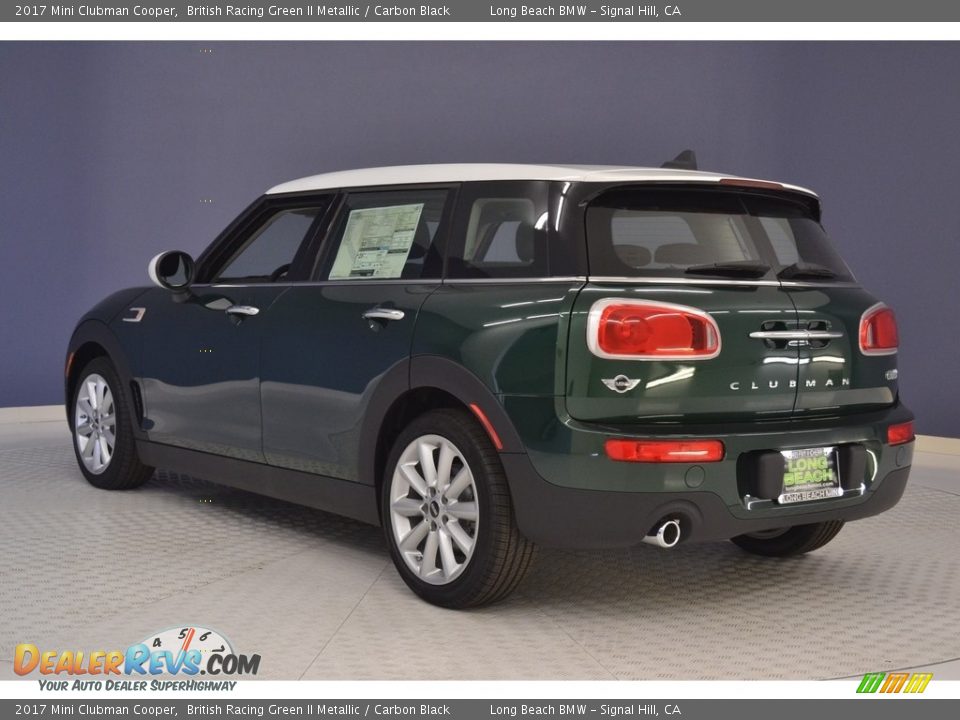 2017 Mini Clubman Cooper British Racing Green II Metallic / Carbon Black Photo #4
