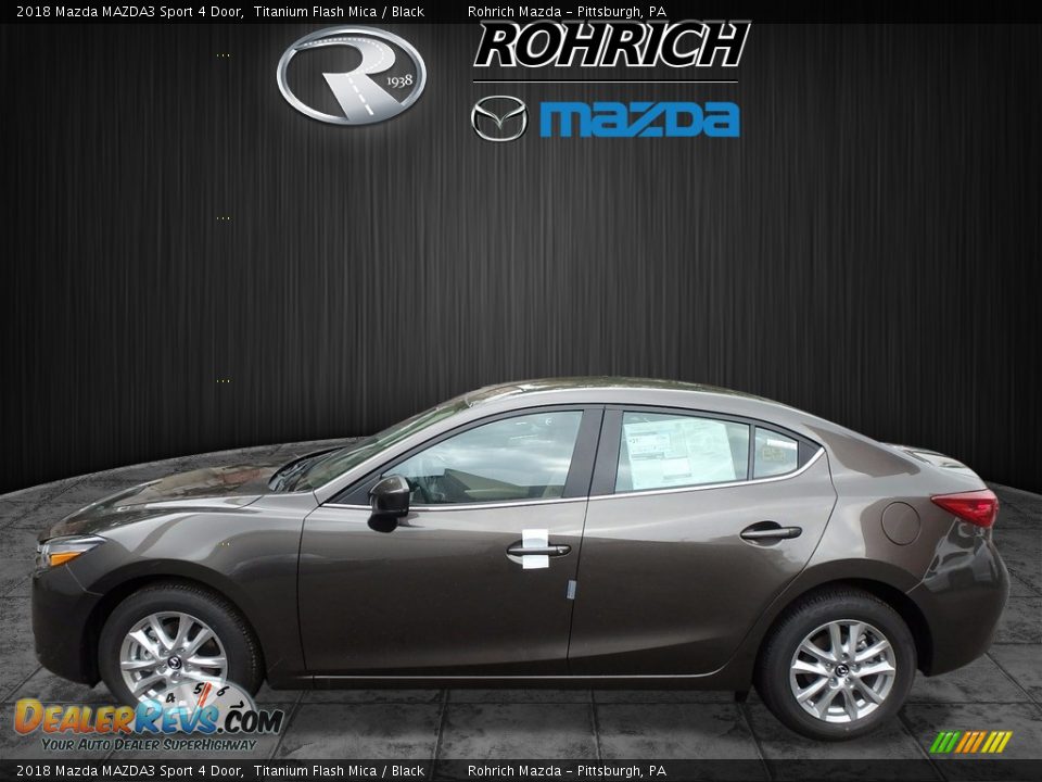 2018 Mazda MAZDA3 Sport 4 Door Titanium Flash Mica / Black Photo #3