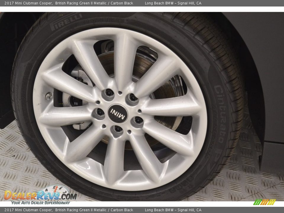2017 Mini Clubman Cooper British Racing Green II Metallic / Carbon Black Photo #6