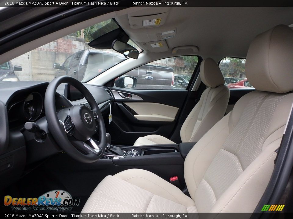 2018 Mazda MAZDA3 Sport 4 Door Titanium Flash Mica / Black Photo #6