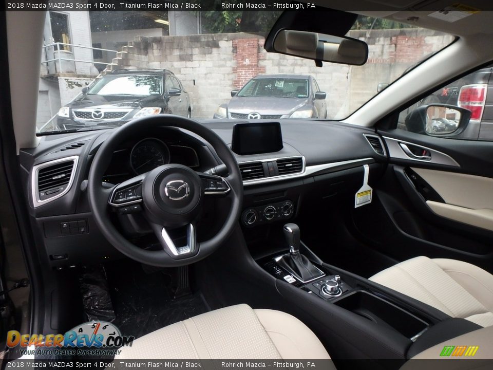 2018 Mazda MAZDA3 Sport 4 Door Titanium Flash Mica / Black Photo #8