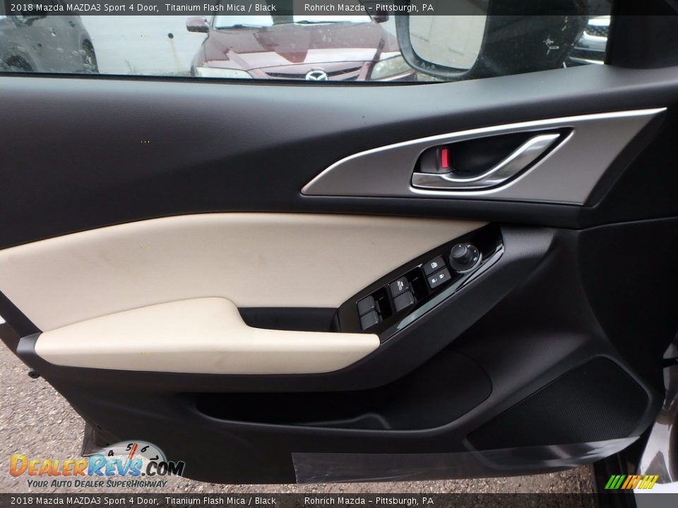 2018 Mazda MAZDA3 Sport 4 Door Titanium Flash Mica / Black Photo #9