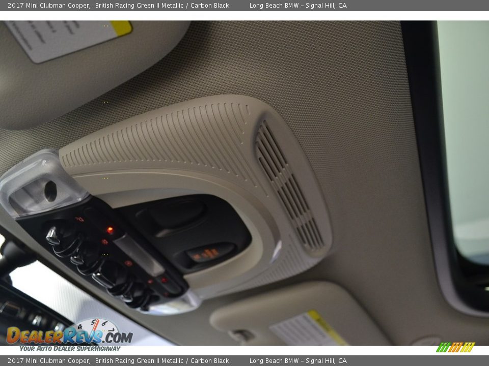 2017 Mini Clubman Cooper British Racing Green II Metallic / Carbon Black Photo #13