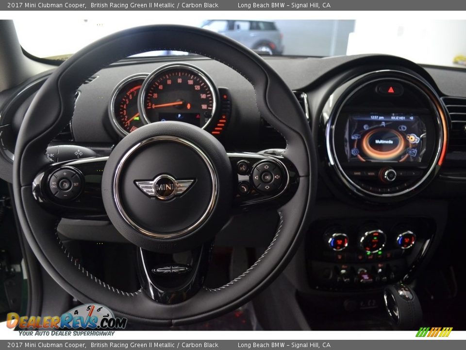2017 Mini Clubman Cooper British Racing Green II Metallic / Carbon Black Photo #14