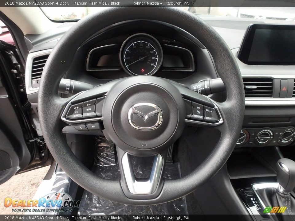 2018 Mazda MAZDA3 Sport 4 Door Titanium Flash Mica / Black Photo #11