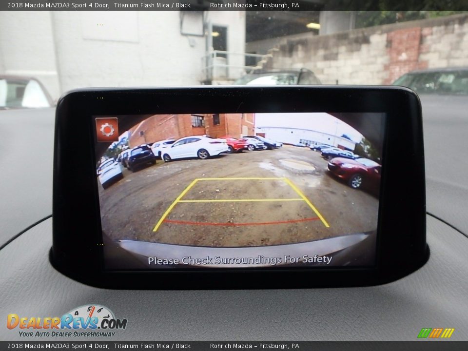 2018 Mazda MAZDA3 Sport 4 Door Titanium Flash Mica / Black Photo #14