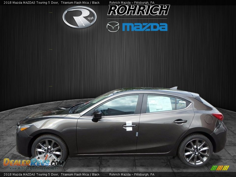 2018 Mazda MAZDA3 Touring 5 Door Titanium Flash Mica / Black Photo #3