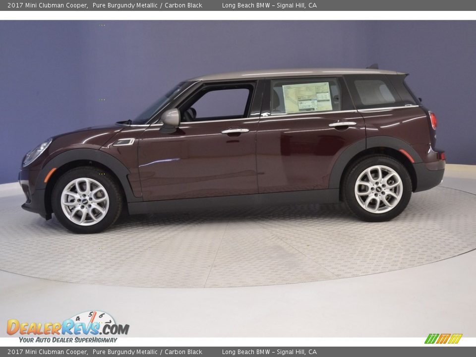 2017 Mini Clubman Cooper Pure Burgundy Metallic / Carbon Black Photo #3