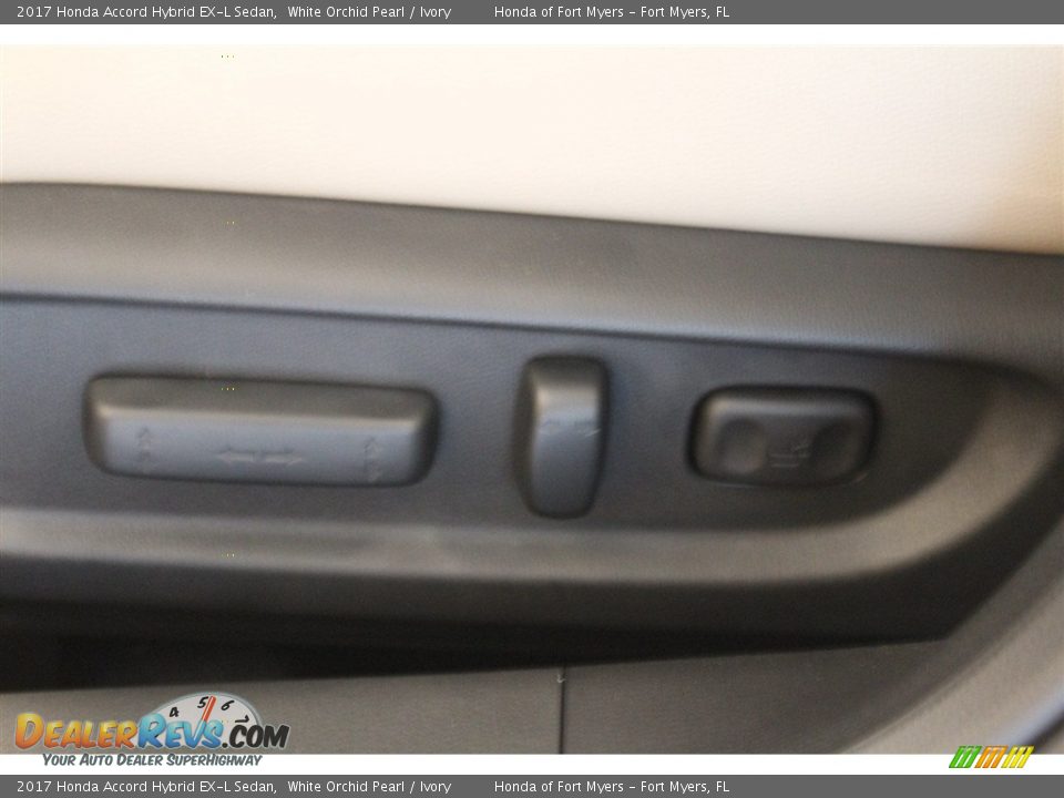 2017 Honda Accord Hybrid EX-L Sedan White Orchid Pearl / Ivory Photo #11