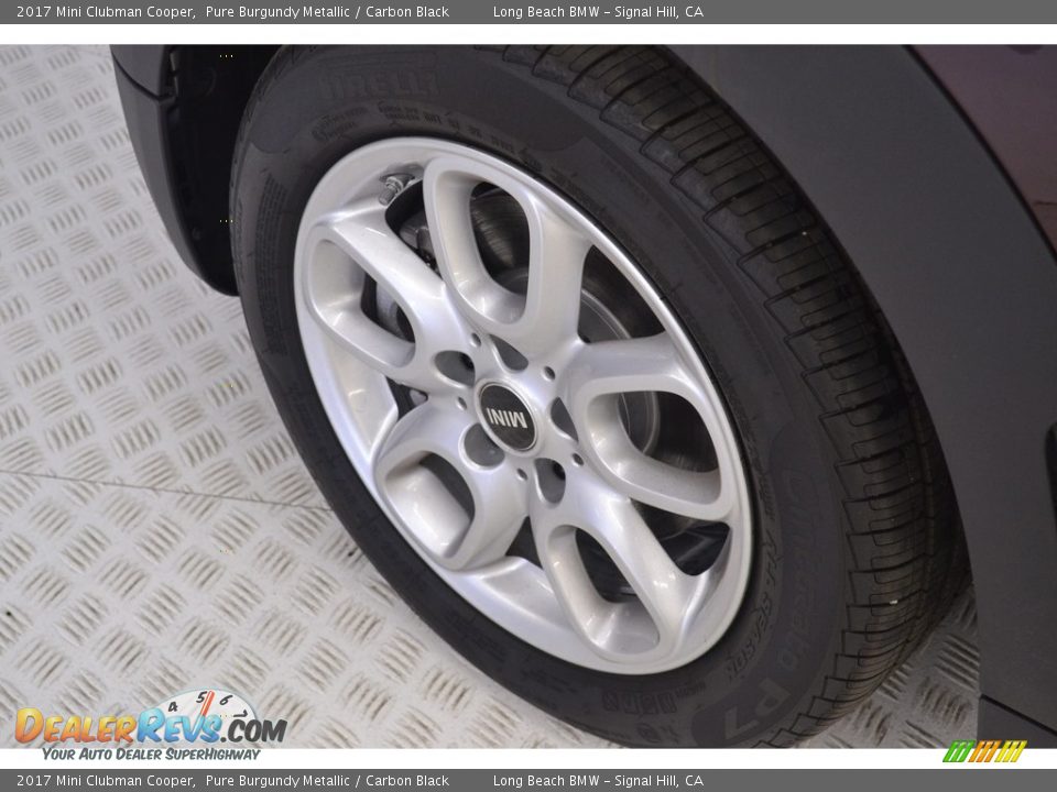 2017 Mini Clubman Cooper Pure Burgundy Metallic / Carbon Black Photo #6