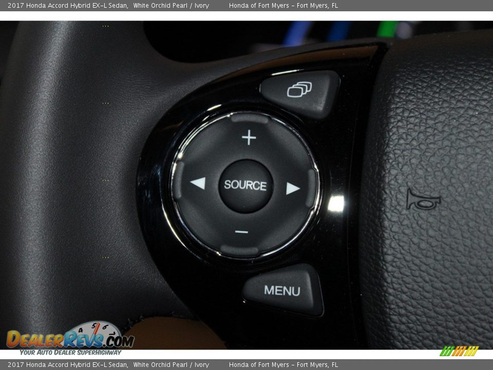 2017 Honda Accord Hybrid EX-L Sedan White Orchid Pearl / Ivory Photo #14