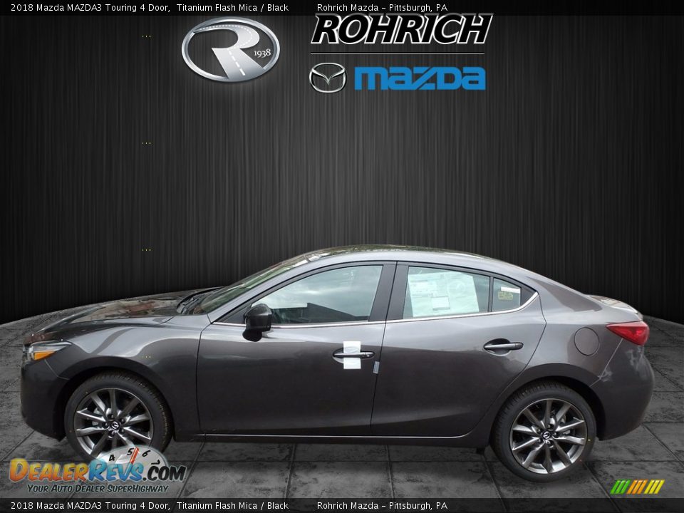 2018 Mazda MAZDA3 Touring 4 Door Titanium Flash Mica / Black Photo #3
