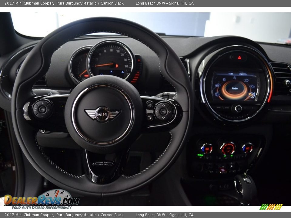 2017 Mini Clubman Cooper Pure Burgundy Metallic / Carbon Black Photo #14