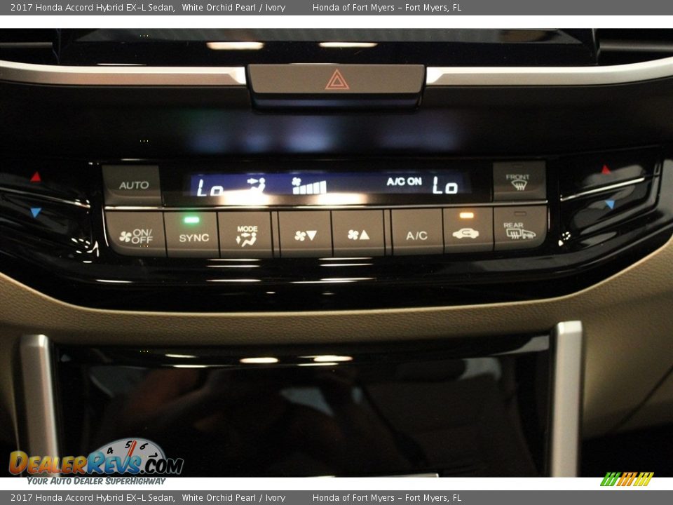 2017 Honda Accord Hybrid EX-L Sedan White Orchid Pearl / Ivory Photo #23