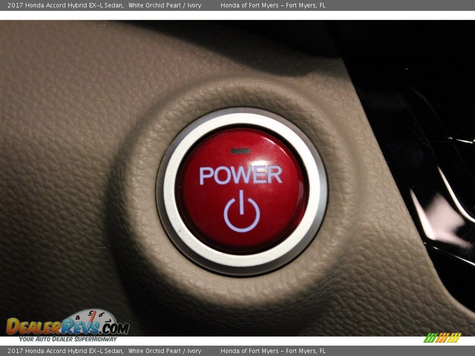 2017 Honda Accord Hybrid EX-L Sedan White Orchid Pearl / Ivory Photo #24