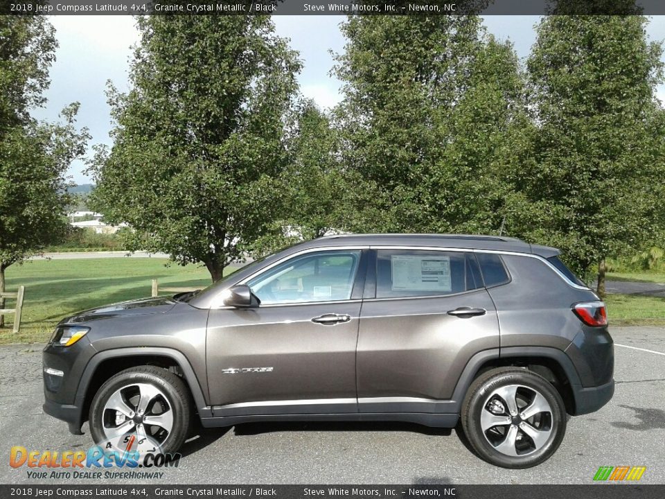 2018 Jeep Compass Latitude 4x4 Granite Crystal Metallic / Black Photo #1