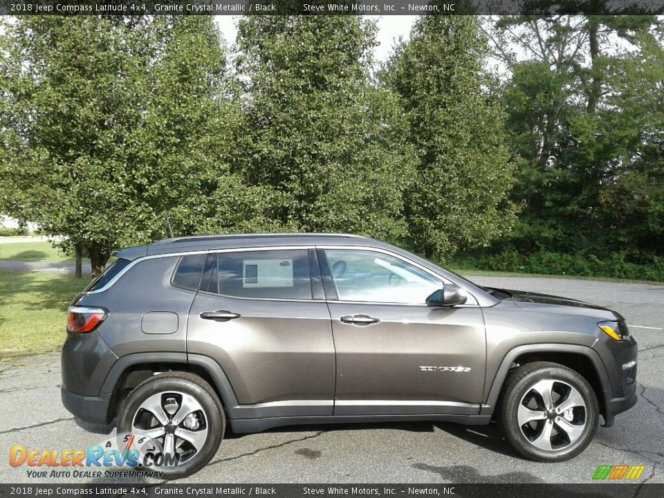 2018 Jeep Compass Latitude 4x4 Granite Crystal Metallic / Black Photo #4
