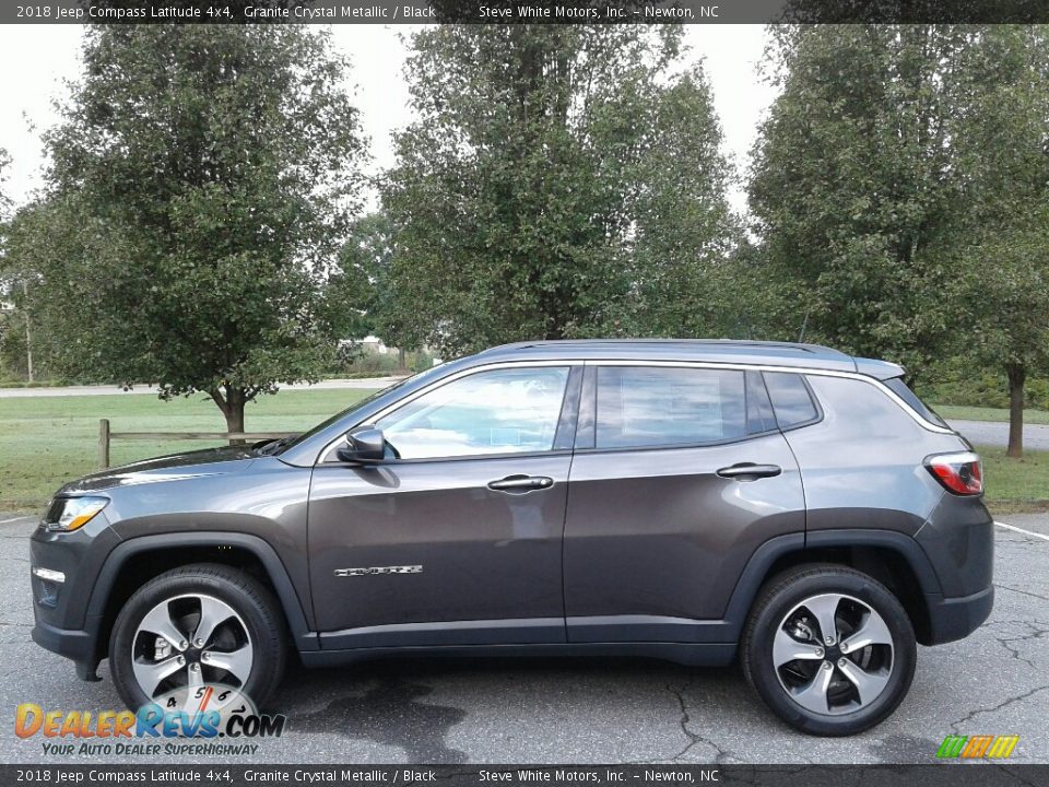2018 Jeep Compass Latitude 4x4 Granite Crystal Metallic / Black Photo #5