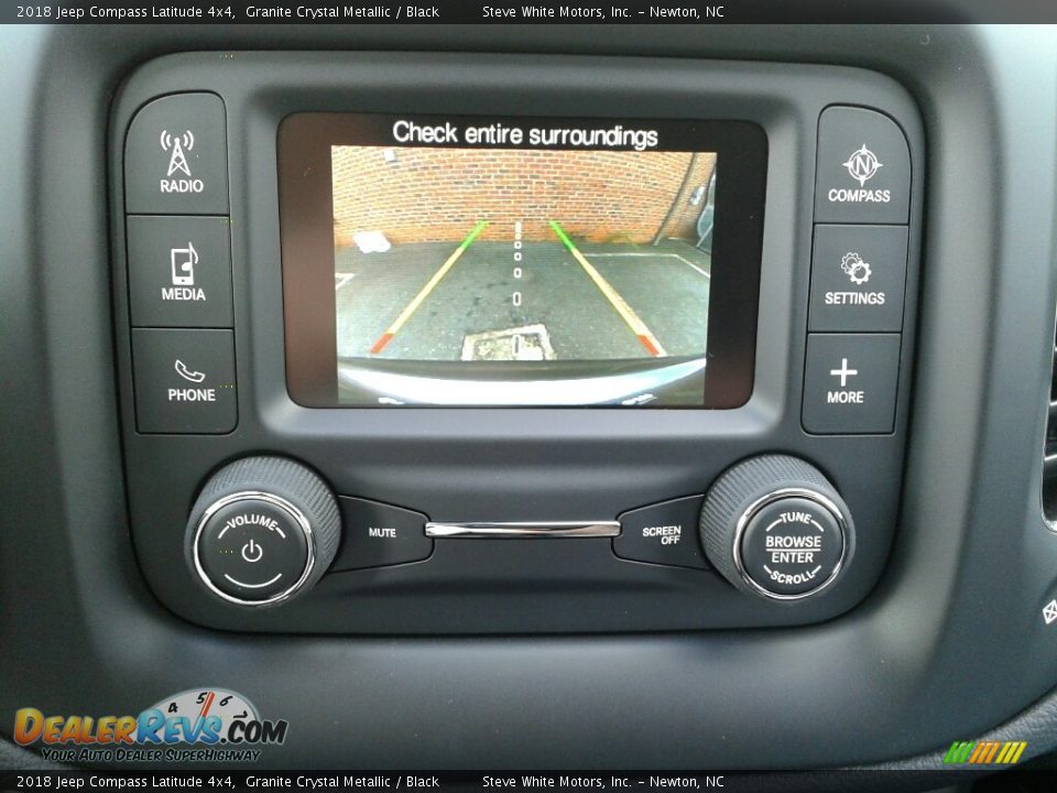 2018 Jeep Compass Latitude 4x4 Granite Crystal Metallic / Black Photo #20