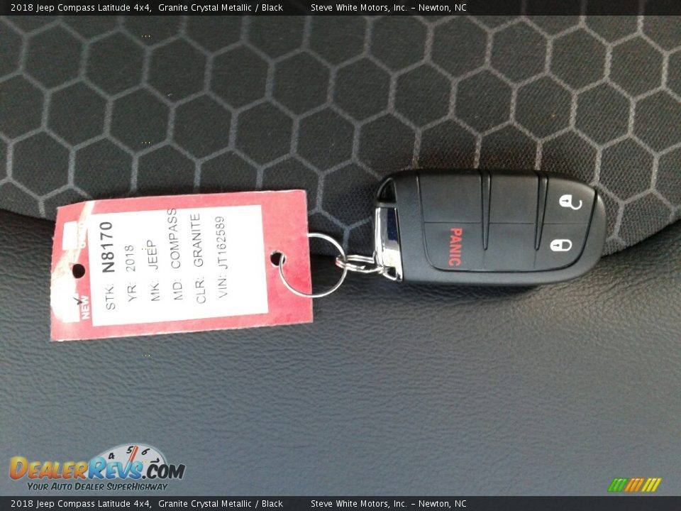 2018 Jeep Compass Latitude 4x4 Granite Crystal Metallic / Black Photo #24