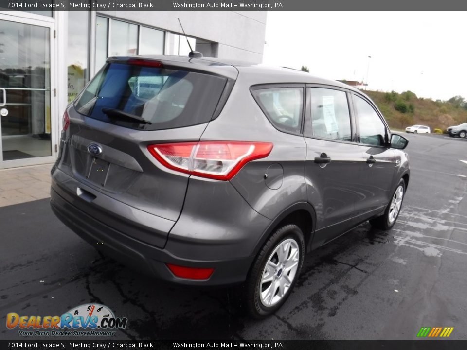 2014 Ford Escape S Sterling Gray / Charcoal Black Photo #9