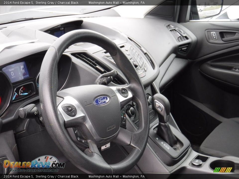 2014 Ford Escape S Sterling Gray / Charcoal Black Photo #10