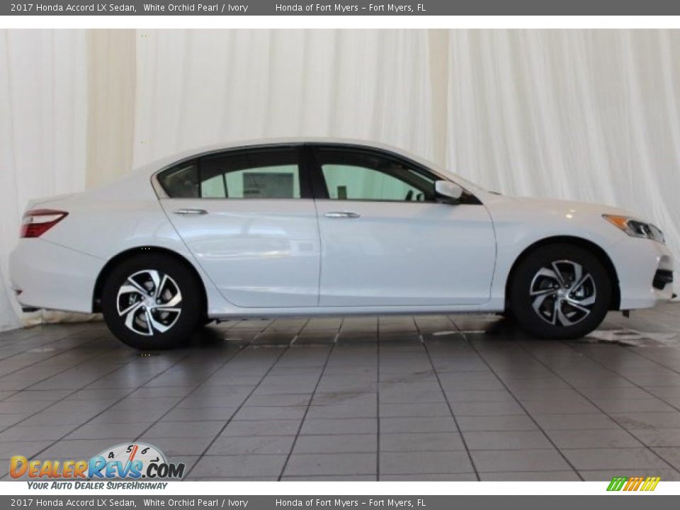2017 Honda Accord LX Sedan White Orchid Pearl / Ivory Photo #3