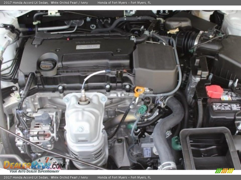 2017 Honda Accord LX Sedan White Orchid Pearl / Ivory Photo #27