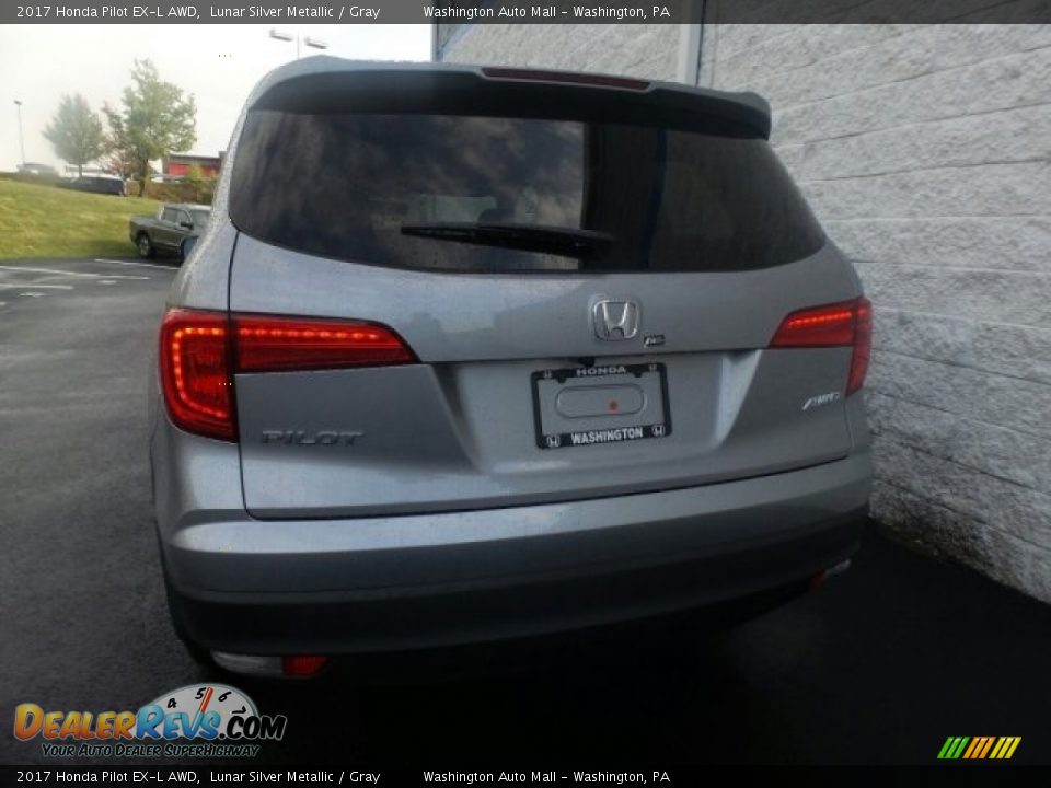 2017 Honda Pilot EX-L AWD Lunar Silver Metallic / Gray Photo #7